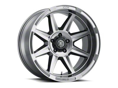 ICON Alloys Bandit Gunmetal 6-Lug Wheel; 20x10; -24mm Offset (19-23 Ranger)