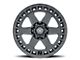 ICON Alloys Raider Satin Black 6-Lug Wheel; 17x8.5; 0mm Offset (19-23 Ranger)