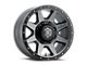 ICON Alloys Rebound HD Titanium 8-Lug Wheel; 18x9; 12mm Offset (20-24 Sierra 2500 HD)