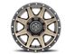 ICON Alloys Rebound Bronze 8-Lug Wheel; 20x9; 12mm Offset (20-24 Sierra 3500 HD SRW)