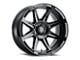 ICON Alloys Bandit Gloss Black 6-Lug Wheel; 20x10; -24mm Offset (14-18 Silverado 1500)