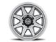 ICON Alloys Rebound SLX Charcoal 6-Lug Wheel; 17x8.5; 25mm Offset (14-18 Silverado 1500)