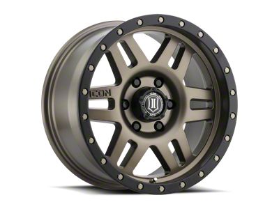 ICON Alloys Six Speed Bronze 6-Lug Wheel; 17x8.5; 0mm Offset (14-18 Silverado 1500)