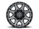ICON Alloys Rebound HD Titanium 8-Lug Wheel; 18x9; 12mm Offset (20-24 Silverado 2500 HD)