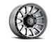 ICON Alloys Compression HD Titanium 8-Lug Wheel; 18x9; 12mm Offset (20-24 Silverado 3500 HD SRW)