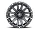 ICON Alloys Compression Satin Black 8-Lug Wheel; 20x10; -19mm Offset (07-10 Silverado 3500 HD SRW)