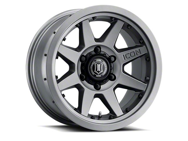 ICON Alloys Rebound Pro Titanium 6-Lug Wheel; 17x8.5; 25mm Offset (15-20 Tahoe)