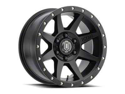 ICON Alloys Rebound Satin Black 6-Lug Wheel; 18x9; 0mm Offset (21-25 Tahoe)