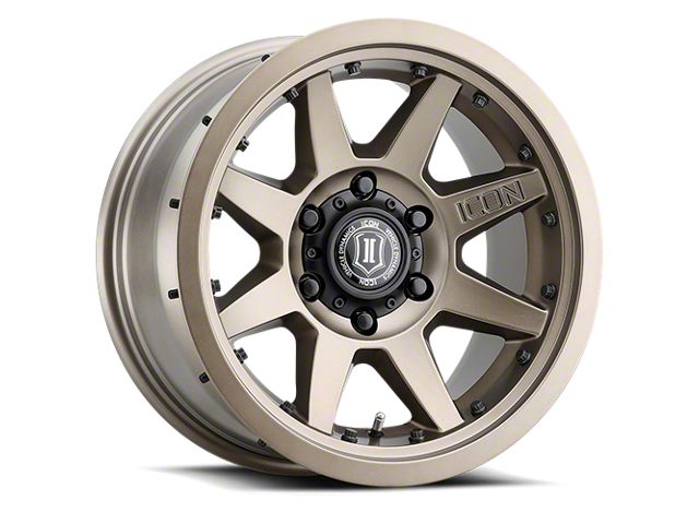 ICON Alloys Rebound Bronze 6-Lug Wheel; 17x8.5; 25mm Offset (15-20 Yukon)