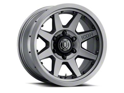 ICON Alloys Rebound Pro Titanium 6-Lug Wheel; 17x8.5; 0mm Offset (15-20 Yukon)