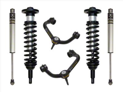 ICON Vehicle Dynamics 0 to 2.63-Inch Suspension Lift System with Tubular Upper Control Arms; Stage 2 (09-13 2WD F-150)