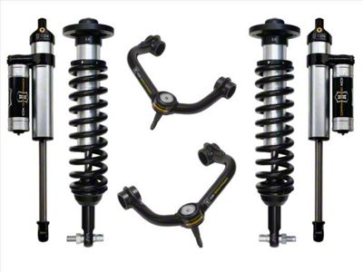 ICON Vehicle Dynamics 0 to 2.63-Inch Suspension Lift System with Tubular Upper Control Arms; Stage 3 (2014 4WD F-150 Excluding Raptor)