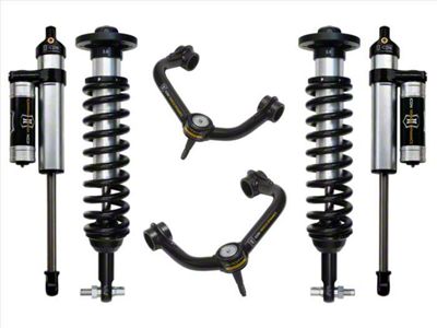 ICON Vehicle Dynamics 0 to 2.63-Inch Suspension Lift System with Tubular Upper Control Arms; Stage 3 (2014 2WD F-150)