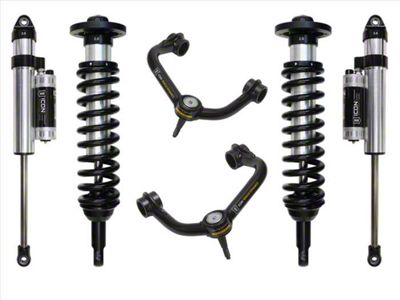 ICON Vehicle Dynamics 0 to 2.63-Inch Suspension Lift System with Tubular Upper Control Arms; Stage 4 (04-08 2WD F-150)