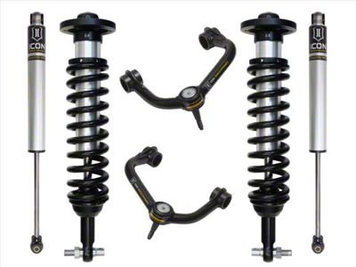 ICON Vehicle Dynamics 0 to 3-Inch Suspension Lift System with Tubular Upper Control Arms; Stage 2 (15-20 2WD F-150)