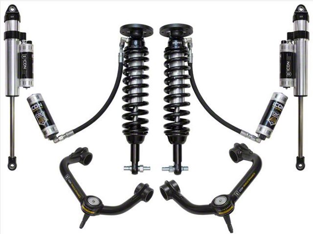 ICON Vehicle Dynamics 1.75 to 3-Inch Suspension Lift System with Tubular Upper Control Arms; Stage 5 (15-20 2WD F-150)
