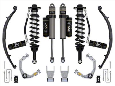 ICON Vehicle Dynamics 2.50 to 3-Inch Suspension Lift System with Billet Upper Control Arms and Leaf Pack; Stage 3 (21-25 F-150 Tremor w/o CCD System & BlueCruise)