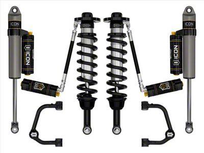 ICON Vehicle Dynamics 2.75 to 3.50-Inch Suspension Lift System with Tubular Upper Control Arms; Stage 4 (21-25 4WD F-150 w/o CCD System & BlueCruise, Excluding Raptor & Tremor)