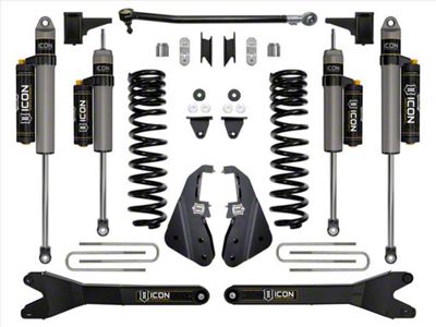 ICON Vehicle Dynamics 4.50-Inch Suspension Lift System with Radius Arms; Stage 4 (20-22 4WD 6.7L Powerstroke F-250 Super Duty)