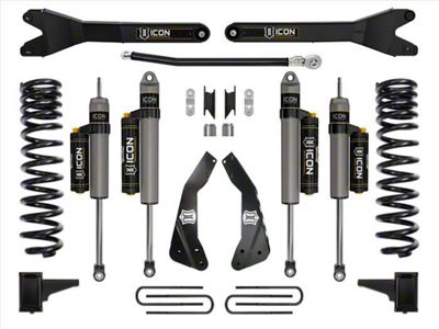 ICON Vehicle Dynamics 4.50-Inch Suspension Lift System with Radius Arms; Stage 4 (11-16 4WD 6.7L Powerstroke F-250 Super Duty)