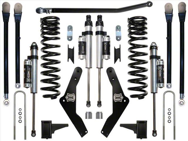 ICON Vehicle Dynamics 4.50-Inch Suspension Lift System; Stage 4 (11-16 4WD 6.7L Powerstroke F-250 Super Duty)