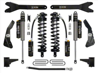 ICON Vehicle Dynamics 4.50 to 5.50-Inch Coil-Over Conversion System with Radius Arms; Stage 4 (11-16 4WD 6.7L Powerstroke F-250 Super Duty)