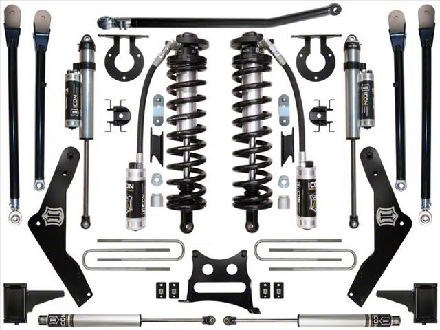 ICON Vehicle Dynamics 4.50 to 5.50-Inch Coil-Over Conversion System; Stage 5 (11-16 4WD 6.7L Powerstroke F-250 Super Duty)