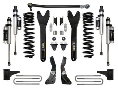 ICON Vehicle Dynamics 4.50-Inch Suspension Lift System with Radius Arms; Stage 4 (17-19 4WD 6.7L Powerstroke F-350 Super Duty)