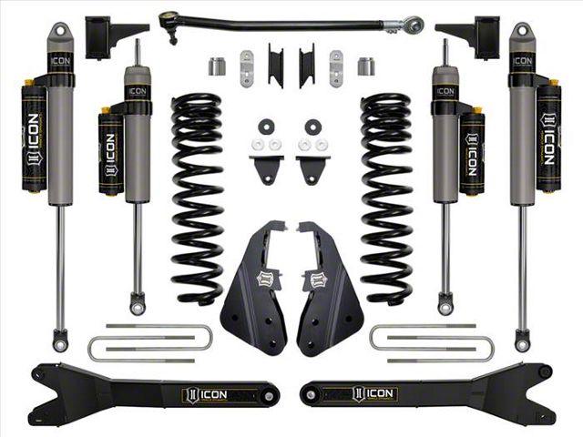 ICON Vehicle Dynamics 4.50-Inch Suspension Lift System with Radius Arms; Stage 4 (20-22 4WD 6.7L Powerstroke F-350 Super Duty)