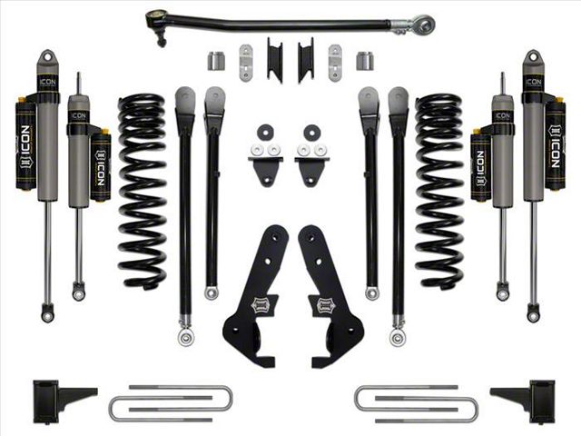 ICON Vehicle Dynamics 4.50-Inch Suspension Lift System; Stage 4 (20-22 4WD 6.7L Powerstroke F-350 Super Duty w/ Automatic Transmission)