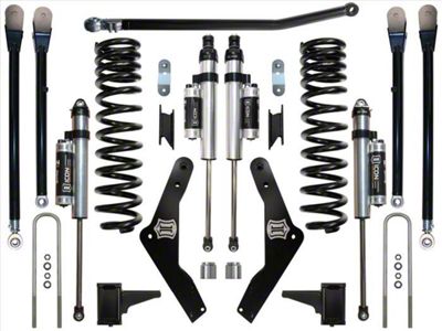 ICON Vehicle Dynamics 4.50-Inch Suspension Lift System; Stage 4 (11-16 4WD 6.7L Powerstroke F-350 Super Duty)