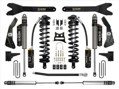 ICON Vehicle Dynamics 4.50 to 5.50-Inch Coil-Over Conversion System with Radius Arms; Stage 5 (11-16 4WD 6.7L Powerstroke F-350 Super Duty)