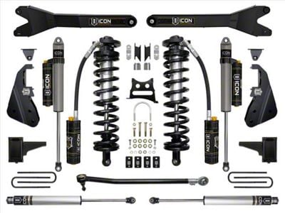 ICON Vehicle Dynamics 4.50 to 5.50-Inch Coil-Over Conversion System with Radius Arms; Stage 5 (17-22 4WD 6.7L Powerstroke F-350 Super Duty)