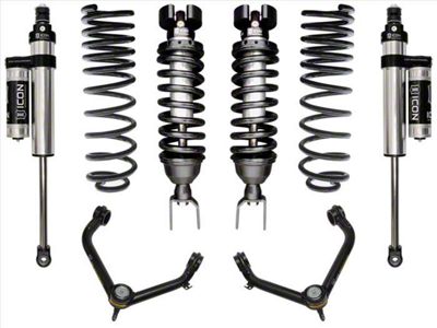 ICON Vehicle Dynamics 0 to 1.50-Inch Suspension Lift System with Tubular Upper Control Arms; Stage 4 (19-25 RAM 1500 w/o Air Ride, Excluding EcoDiesel, RHO & TRX)