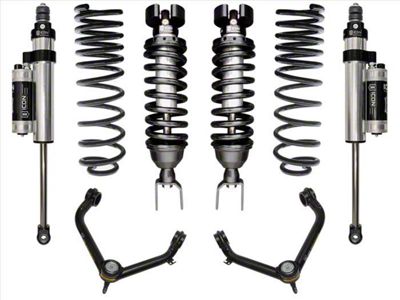 ICON Vehicle Dynamics 0 to 1.50-Inch Suspension Lift System with Tubular Upper Control Arms; Stage 4 (19-25 RAM 1500 w/o Air Ride, Excluding EcoDiesel, RHO & TRX)