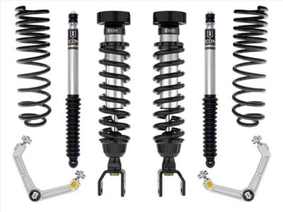 ICON Vehicle Dynamics 2 to 3-Inch Suspension Lift System with Billet Upper Control Arms; Stage 2 (19-25 RAM 1500 w/o Air Ride, Excluding EcoDiesel, RHO & TRX)