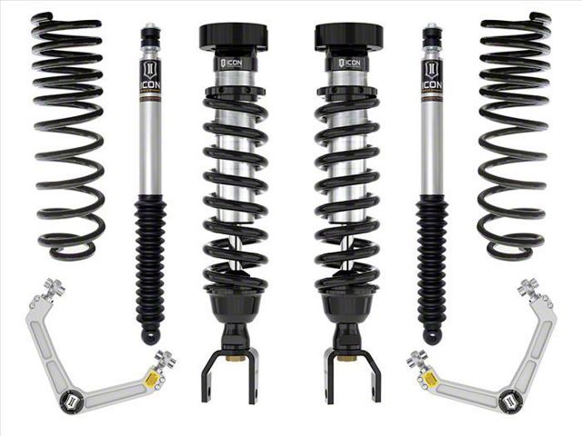 ICON Vehicle Dynamics 2 to 3-Inch Suspension Lift System with Billet Upper Control Arms; Stage 2 (19-24 RAM 1500 w/o Air Ride, Excluding EcoDiesel & TRX)