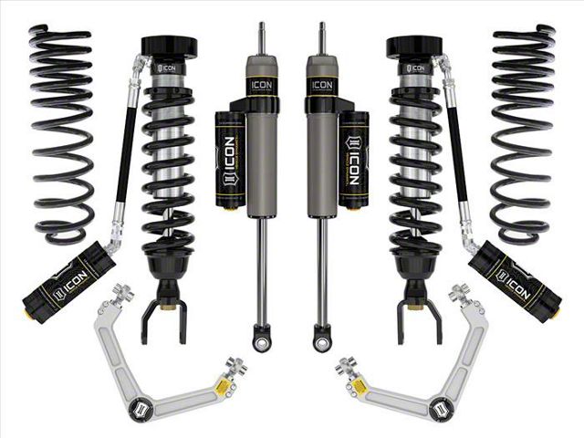 ICON Vehicle Dynamics 2 to 3-Inch Suspension Lift System with Billet Upper Control Arms; Stage 3 (19-24 RAM 1500 w/o Air Ride, Excluding EcoDiesel & TRX)