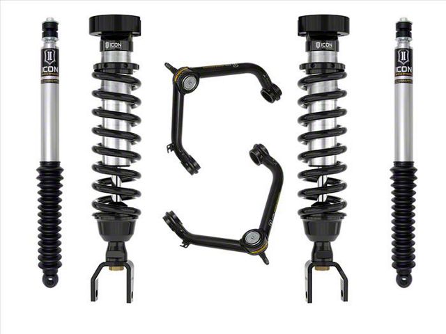 ICON Vehicle Dynamics 2 to 3-Inch Suspension Lift System with Tubular Upper Control Arms; Stage 1 (19-24 RAM 1500 w/o Air Ride, Excluding EcoDiesel & TRX)