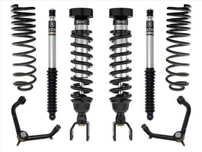 ICON Vehicle Dynamics 2 to 3-Inch Suspension Lift System with Tubular Upper Control Arms; Stage 2 (19-25 RAM 1500 w/o Air Ride, Excluding EcoDiesel, RHO & TRX)