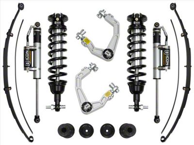 ICON Vehicle Dynamics 0 to 3.50-Inch Suspension Lift System with Billet Upper Control Arms; Stage 6 (19-23 Ranger w/ Factory Aluminum Knuckles)