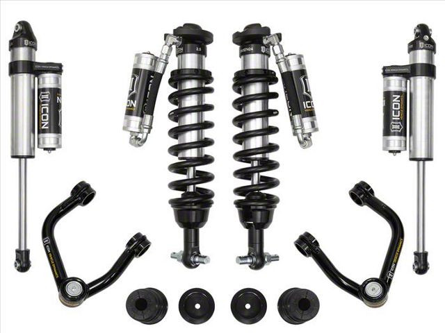 ICON Vehicle Dynamics 0 to 3.50-Inch Suspension Lift System with Tubular Upper Control Arms; Stage 4 (19-23 Ranger w/ Factory Aluminum Knuckles)
