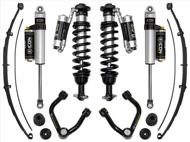 ICON Vehicle Dynamics 0 to 3.50-Inch Suspension Lift System with Tubular Upper Control Arms; Stage 8 (19-23 Ranger w/ Factory Aluminum Knuckles)