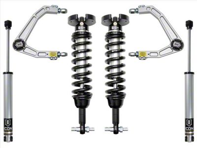 ICON Vehicle Dynamics 1.50 to 3.50-Inch Suspension Lift System with Billet Upper Control Arms; Stage 2 (19-25 Sierra 1500 w/o Adaptive Ride Control, Excluding 2.7L & AT4X)
