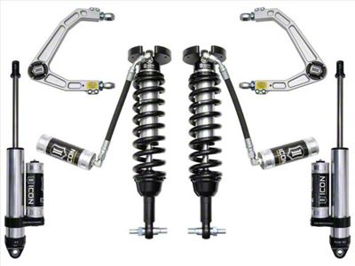 ICON Vehicle Dynamics 1.50 to 3.50-Inch Suspension Lift System with Billet Upper Control Arms; Stage 3 (19-25 Sierra 1500 w/o Adaptive Ride Control, Excluding 2.7L & AT4X)