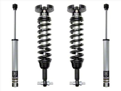 ICON Vehicle Dynamics 1.50 to 3.50-Inch Suspension Lift System; Stage 1 (19-24 Sierra 1500 w/o Adaptive Ride Control, Excluding 2.7L & AT4X)