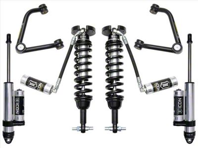 ICON Vehicle Dynamics 1.50 to 3.50-Inch Suspension Lift System with Tubular Upper Control Arms; Stage 3 (19-25 Sierra 1500 w/o Adaptive Ride Control, Excluding 2.7L & AT4X)