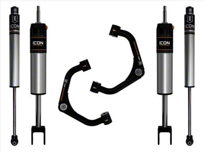 ICON Vehicle Dynamics 0 to 2-Inch Suspension Lift System with Tubular Upper Control Arms; Stage 1 (20-24 Sierra 2500 HD)