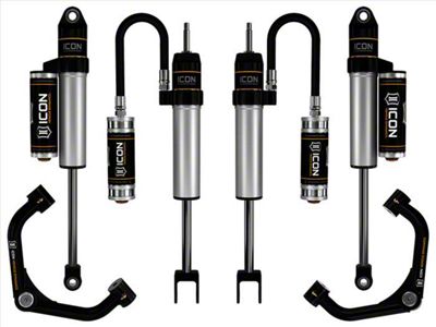 ICON Vehicle Dynamics 0 to 2-Inch Suspension Lift System with Tubular Upper Control Arms; Stage 2 (20-24 Sierra 2500 HD)