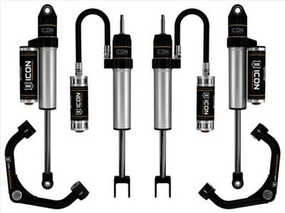 ICON Vehicle Dynamics 0 to 2-Inch Suspension Lift System with Tubular Upper Control Arms; Stage 2 (20-23 Sierra 2500 HD)